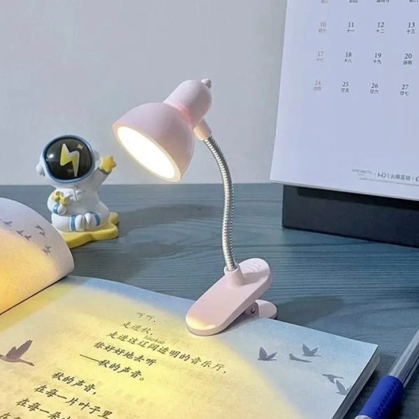 Mini Book Light LED Clamp Reading Lamp Night Lights Books To Read Bookmark Desk Decoration Bedroom Writing Stand Notebook Small