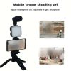 3 in 1 Vlogging Kit with LED Light Mic and Remote