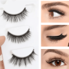 3 Pairs Magnetic Eyelashes with Magnetic Liquid Eyeliner & Applicator