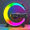 MultifunctionalWirelessChargerStandPadAlarmClockSpeaker-Black.jpg Led Wireless Charger Speaker