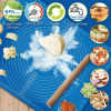 Non-Stick Silicone Roti & Pastry Rolling Mat – Reusable Baking Sheet