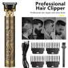 Vintage T9 Metal Body Hair Trimmer – USB Rechargeable